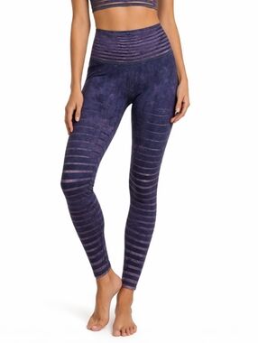 Niyama Sol Women's Granite Stripe Barefoot Leggings Size Medium